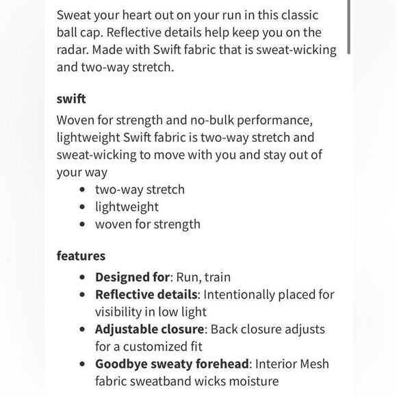 Lululemon Baller Hat Run Mineralize Multi / Black - Picture 5 of 13